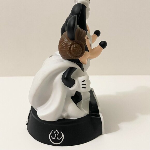 2009 Star Wars Disney Mickey & Minnie Mouse Star Tours Coin Piggy Bank Figurine - Picture 12 of 16
